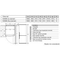 PROFİLO BD 3086 WEVN 631 Lt No-Frost Buzdolabı