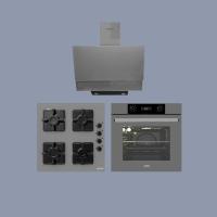 ALVEUS GRİ Dijital Ankastre Set