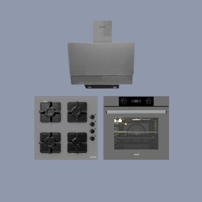 ALVEUS GRİ Dijital Ankastre Set