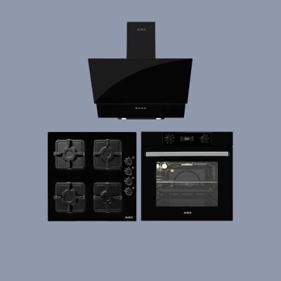 ALVEUS SİYAH Dijital Ankastre Set