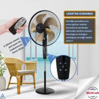 MİRKRAFT FS-K5018 Uzaktan Kumandalı Metal Pervaneli Vantilatör