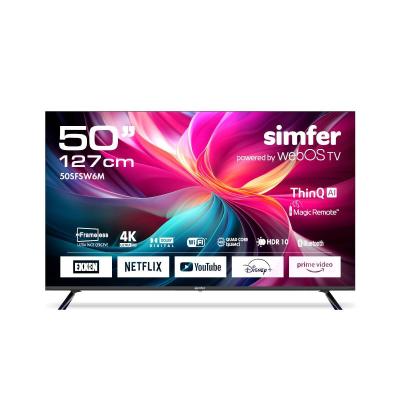 SİMFER 50SFSW6M 127 Ekran 50" Smart & Akıllı TV WebOS LED 4K UHD Televizyon