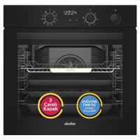 Simfer 8244 11 Fonksiyon Steam Master Ankastre Fırın Siyah Cam Dijital